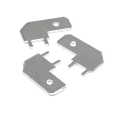 50 Peças 4.8/6.3 Inserções em Forma de Bandeira Inserção para Placa de Circuito Impresso PCB Canto em L PCB Espessura da Solda 0.8mm Folha de Solda