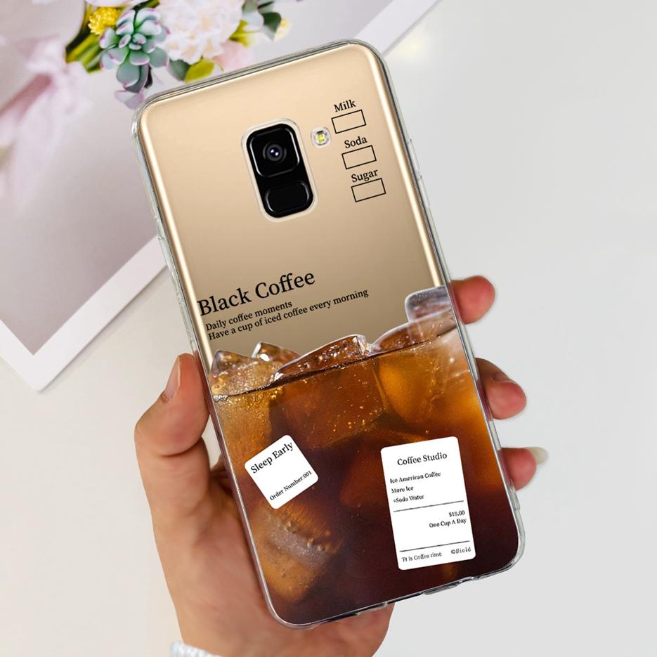For Samsung Galaxy A8 2018 Case SM-A530F New Fashion Painted Cover Soft Silicone Phone Case For Samsung A8 Plus A8+ A730F Bumper