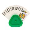4pcs Game Poker Seat Hands-Free Playing Card Holder Board Triangle Shaped Poker Rack Holder Plastic for Seniors Children Adults