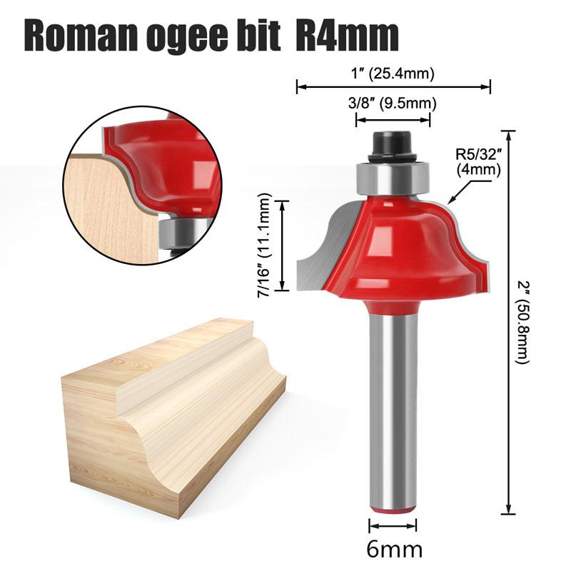 Set de bucăți pentru prelucrarea lemnului cu tijă de 6 mm. Freză dreptă pentru tăierea lemnului Instrumente de frezat pentru prelucrarea lemnului