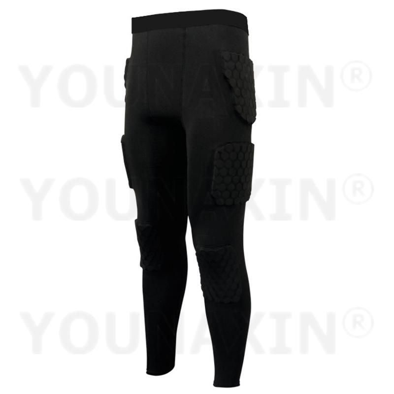 Unisex Black Knee Pads Protection Basketball Football Running Pants Cycling Sports Top Anti-collision Breathable M L XL 2XL 3XL