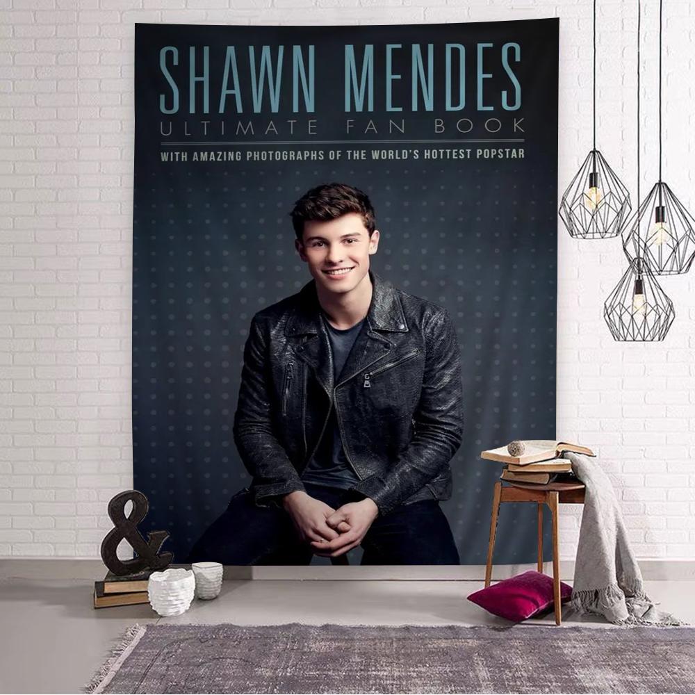 SShawn Mendes Popular Singer  Hanging Bohemian Tapestry Japanese Wall Tapestry Anime Kawaii Room Decor