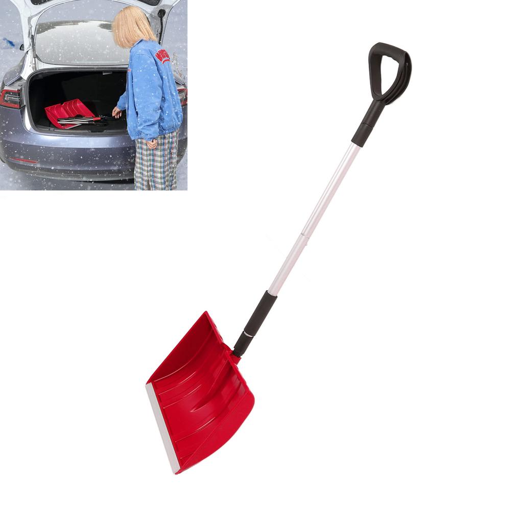 Schneeschaufel, abnehmbar, große Kapazität, leicht, tragbar, für den Außenbereich, für den Notfall, Auto, Garten