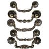 Elegant Retros Drawer Pulls Durability Zincs Alloys Cabinet Pull Handle For Modern Home Decoration And Smooth Grip