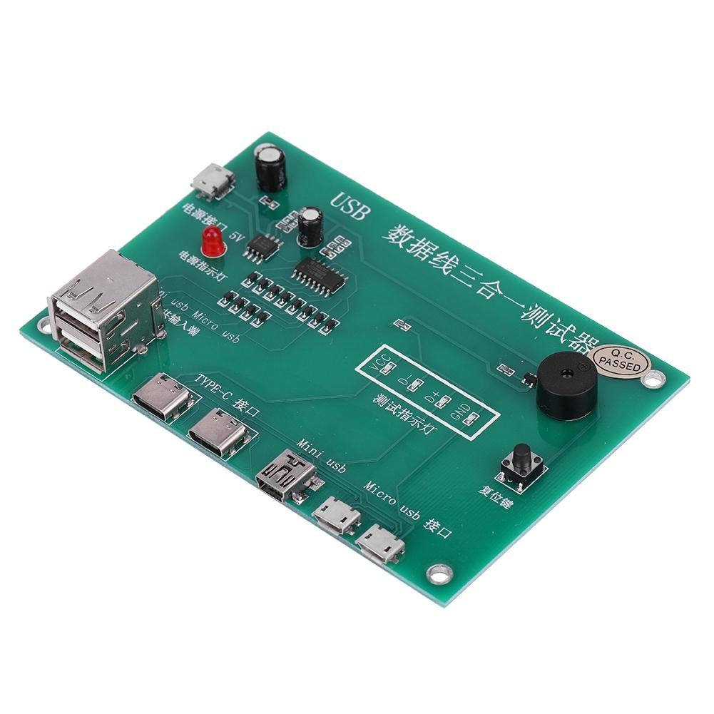 3 In 1 Data Wire Test Fixture Precise Type CMini USBMicro USB USB Cable Triad Tester