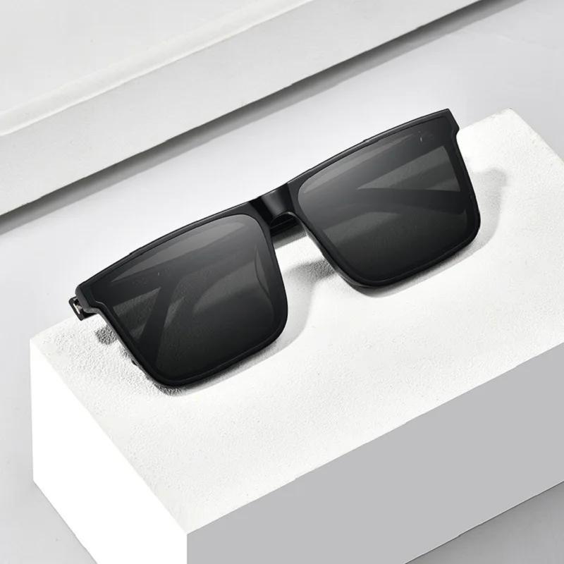 Square Sunglasses Women Men Oversized Retro Black UV400 Anti-UV Driving Sun Glasses Shades Goggle