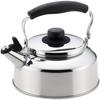 Yoshikawa SH8417 Wide-Mouth Whistling Kettle, 2.6L, Stainless Steel, Induction and Gas Compatible, Tsubame-Sanjo, Made in Japan