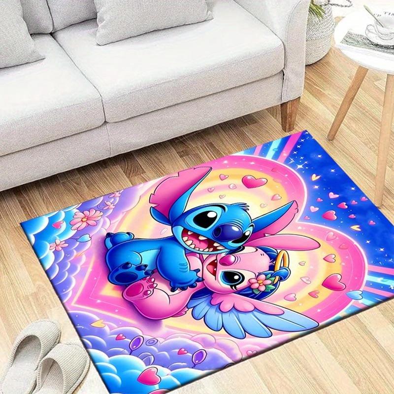 

1pc Stitch Pattern Area Rug Soft Flannel Floor Mat for Living Room,Office,Bedroom and Carpet 60cm by 90cm