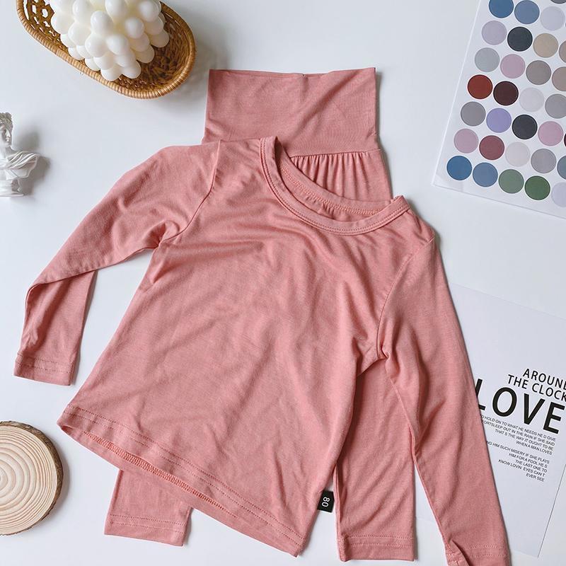 

Детский пижамный комплект из модала с высокой посадкой для мальчиков и девочек - Осень/Весна Size 80