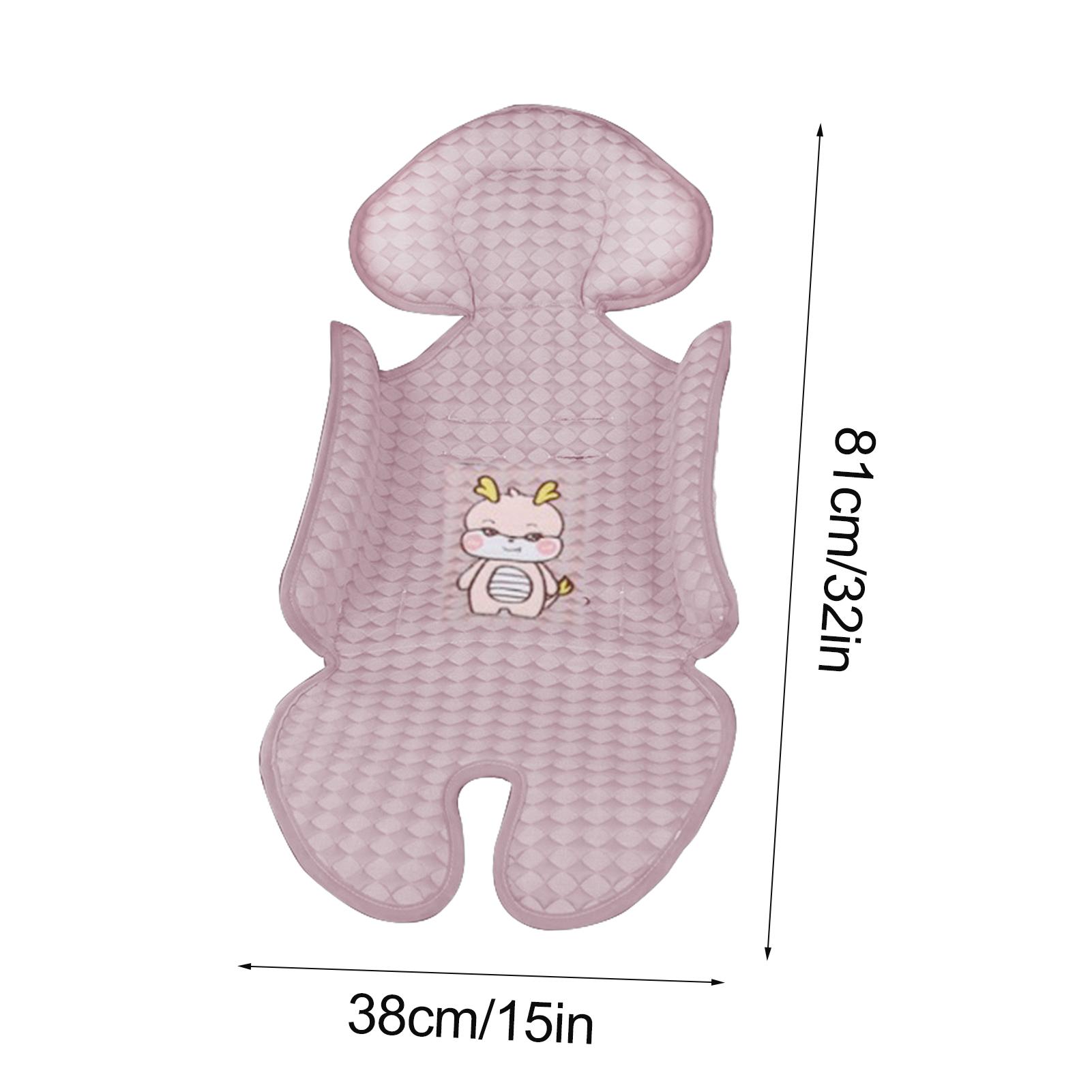 

Baby Car Seat Cooling Pad Ice Stroller Cooler Mat Breathable Cooling Mat Anti-Slip Seat Pad Cushion Liner Gel Cooling Pad For ярко-розовый