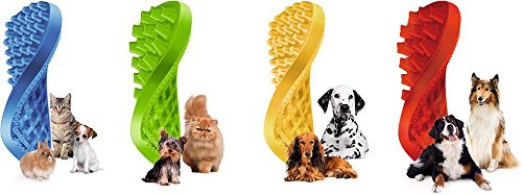 Резина для Длинношерстных Питомцев Щетка Pet+me, Мягкая, Шерсть, Зеленый,