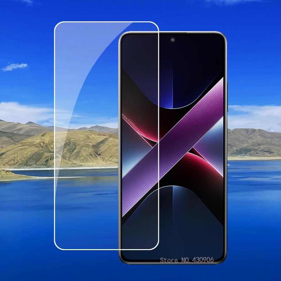 For Poco X7 Pro Screen Protector Screen Coverage High Quality Transparent Tempered Glass Film 2.5D edge 9H Hard 3 Piece/lot