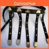 Childrens Hanfu Belt With Metal Buckle Elegant Pu Fabric Waist Accessory For Traditional Costumes