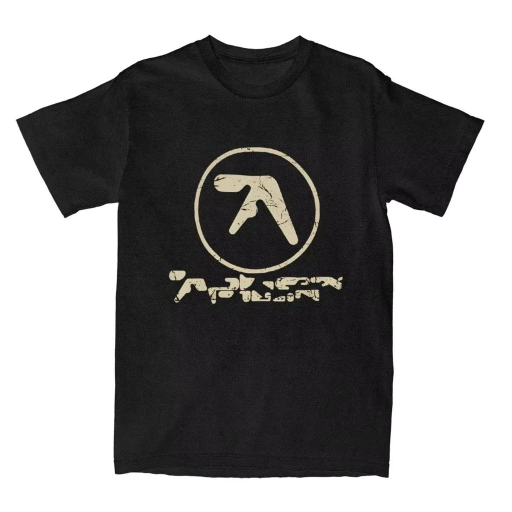 2026 Herren Damen Aphex Twin Musik T-Shirt Kleidung Vintage Kurzarm Rundhals T-Shirt Party T-Shirt Oversize Kleidung Oberteil