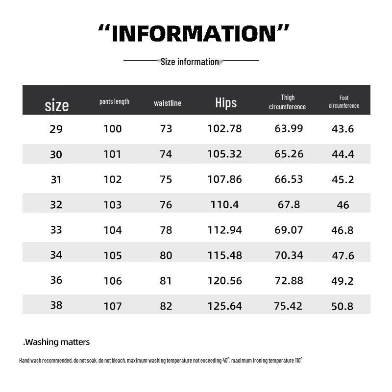 GENIOLAMODE Men's Elastic Waist Straight Leg Jeans