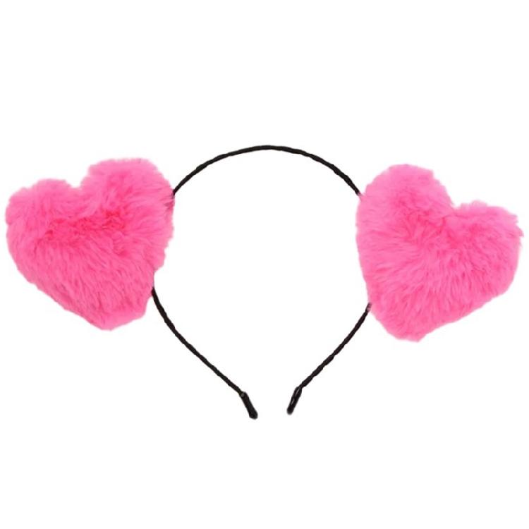 Love Heart Headband Party Hairband Girl Music Festival Hairhoop Hair Ornament Valentines Sweet Hairband