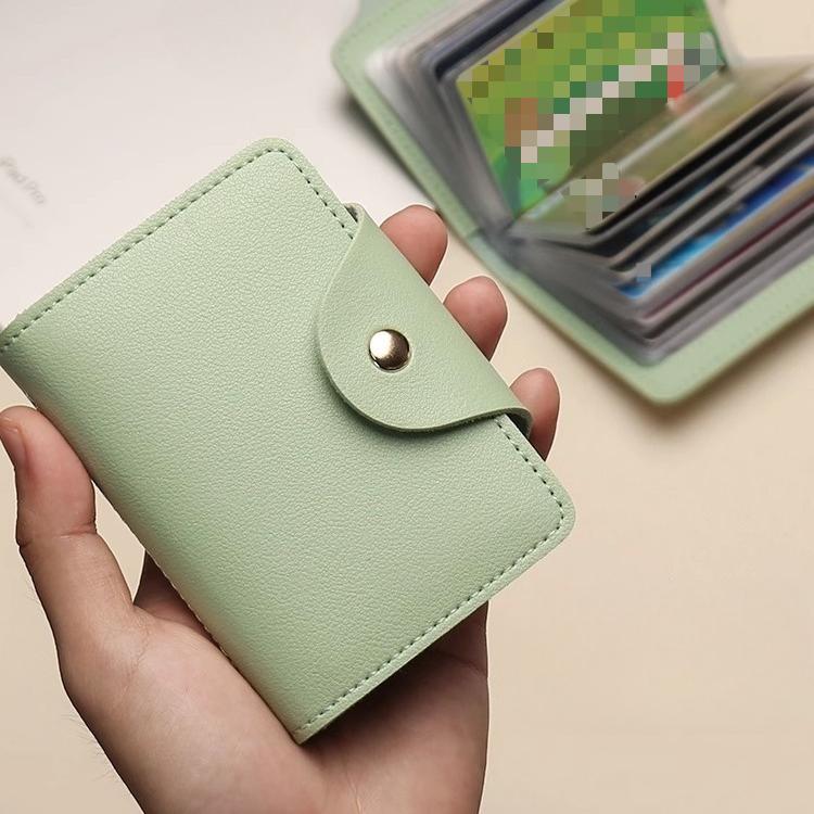 Card Holder for Men and Women Compac Mini Large-capacity Card Slot Multi-card Holder Id Storage Bag Card Holder Card Holder