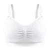 Women's Plus Size Maternity Nursing Bra, Front Open Wireless Push Up Seamless Breastfeeding Lingerie