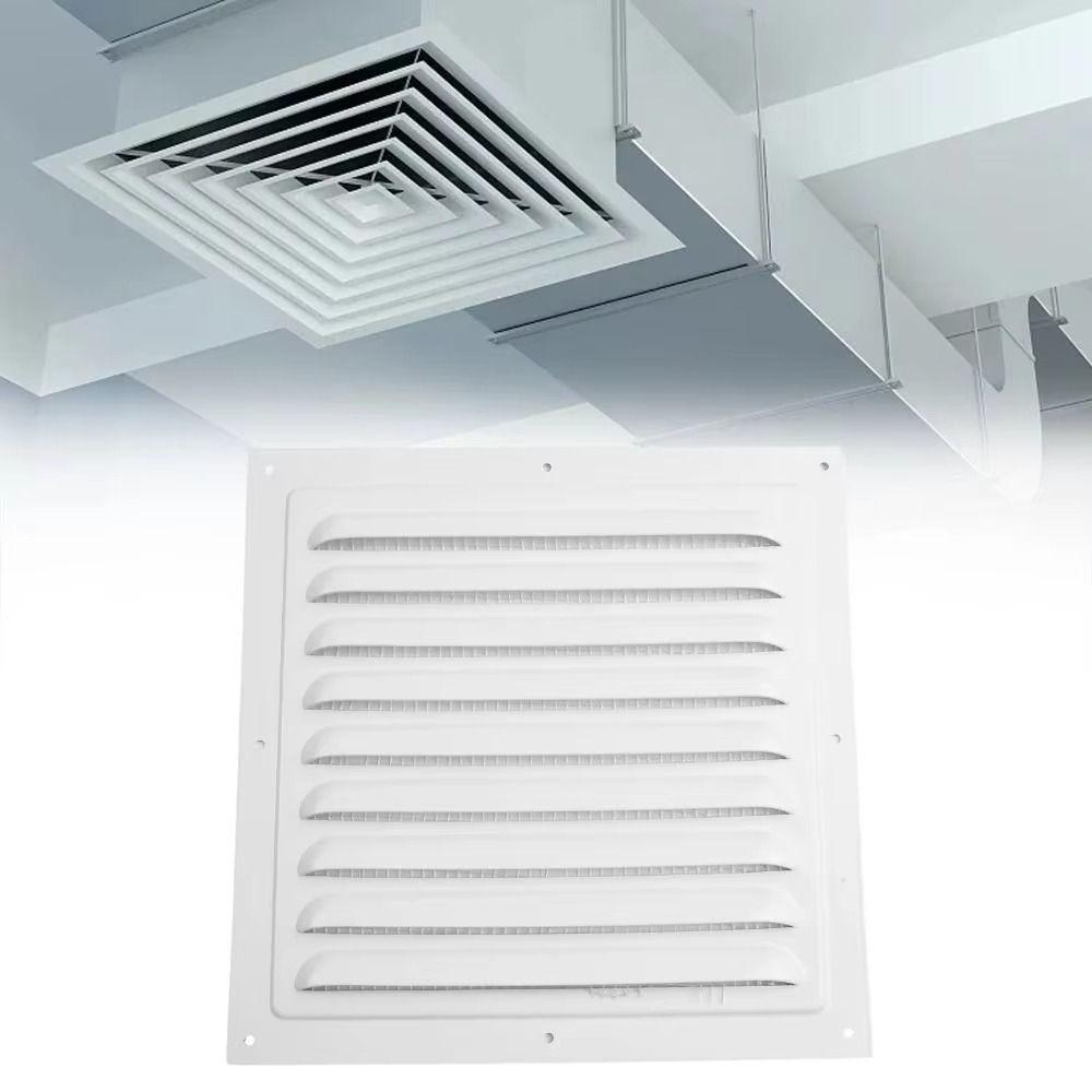 Metal Air Vent Grille Stainless Steel Louver Vents Net Cover Ventilation Cover Window