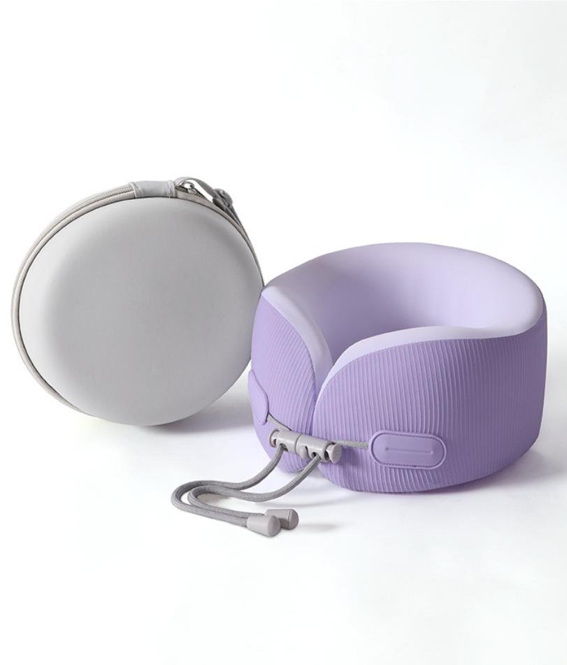 New U-Shaped Pillow Memory Foam Support Foot Double Fabric Touch Upgrade Portable Travel High-Speed Rail Airplane Neck Pillow