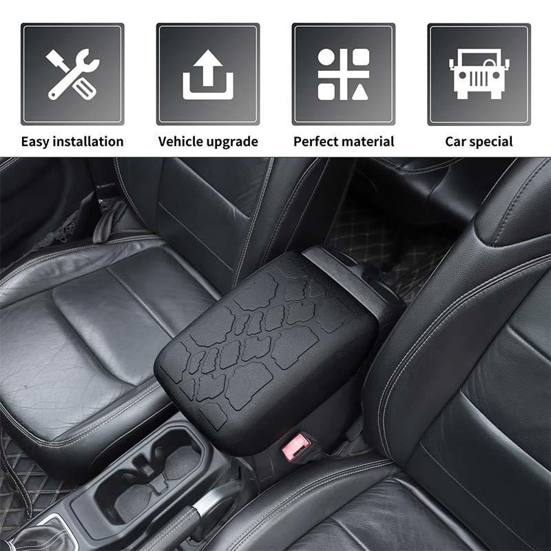  Armrest Box Decorative Panel Decoration Cover For Jeep Wrangler JL JT Gladiator 2018 Up Car Interior Accessories