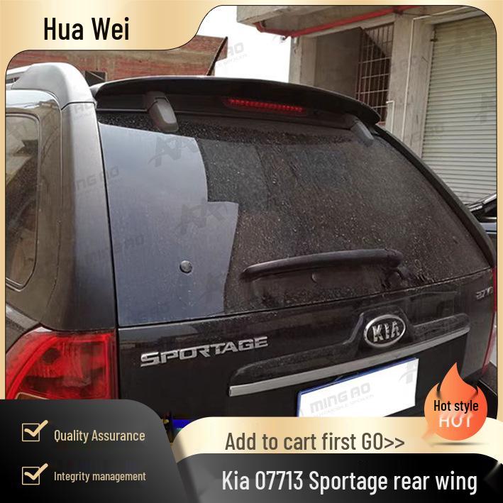 Kia Sportage 07-13 Spoiler Trasero - No Requiere Perforación