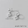 Simple Small Hollow Heart Drop Earrings for Women Trendy Red Long Tassel Earrings Charms Party Jewelry Accessories