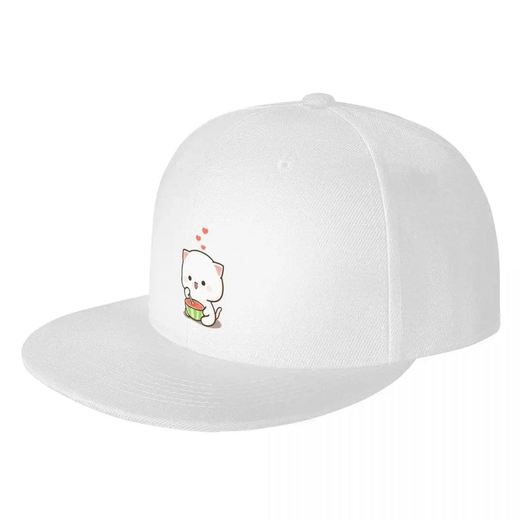 Mochi Mochi Peach Cat Long Baseball Cap Luxury Brand Anime Hat Luxury Hat Hats For Unisex Womens