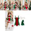 Festive Christmas Costume For Women With Polyester Fabric For Holiday Parties