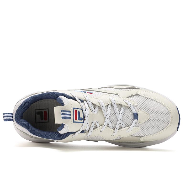 Fila Tracer Komfortabli zemi skriešanas apavi Vīriešu kedas FILA-Balts F12M442126FWL