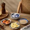 Gifts Ceramic Seasoning Dish Cute Round Lucky Cat Sushi Plates Creative Oil Dish Plate