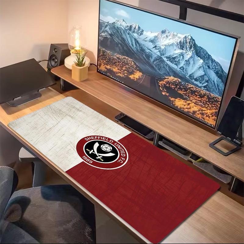 Sheffield United Football Club Print Cushion Non-slip Laptop Tablet Big Mousepad XXL Mat Mini PC Playmat With Lock edge