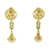 Earring Bell Plated Gold 14.2g Women Used