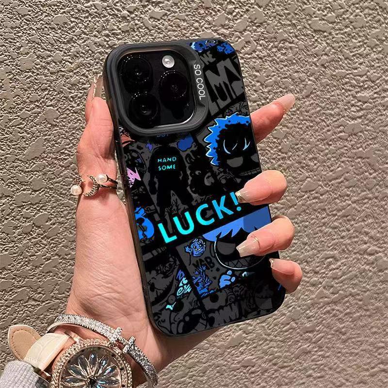 Graffiti Style Case for Apple iPhone 13-17 Pro Max: Energetic European & American Design iPhone 16 Pro Max