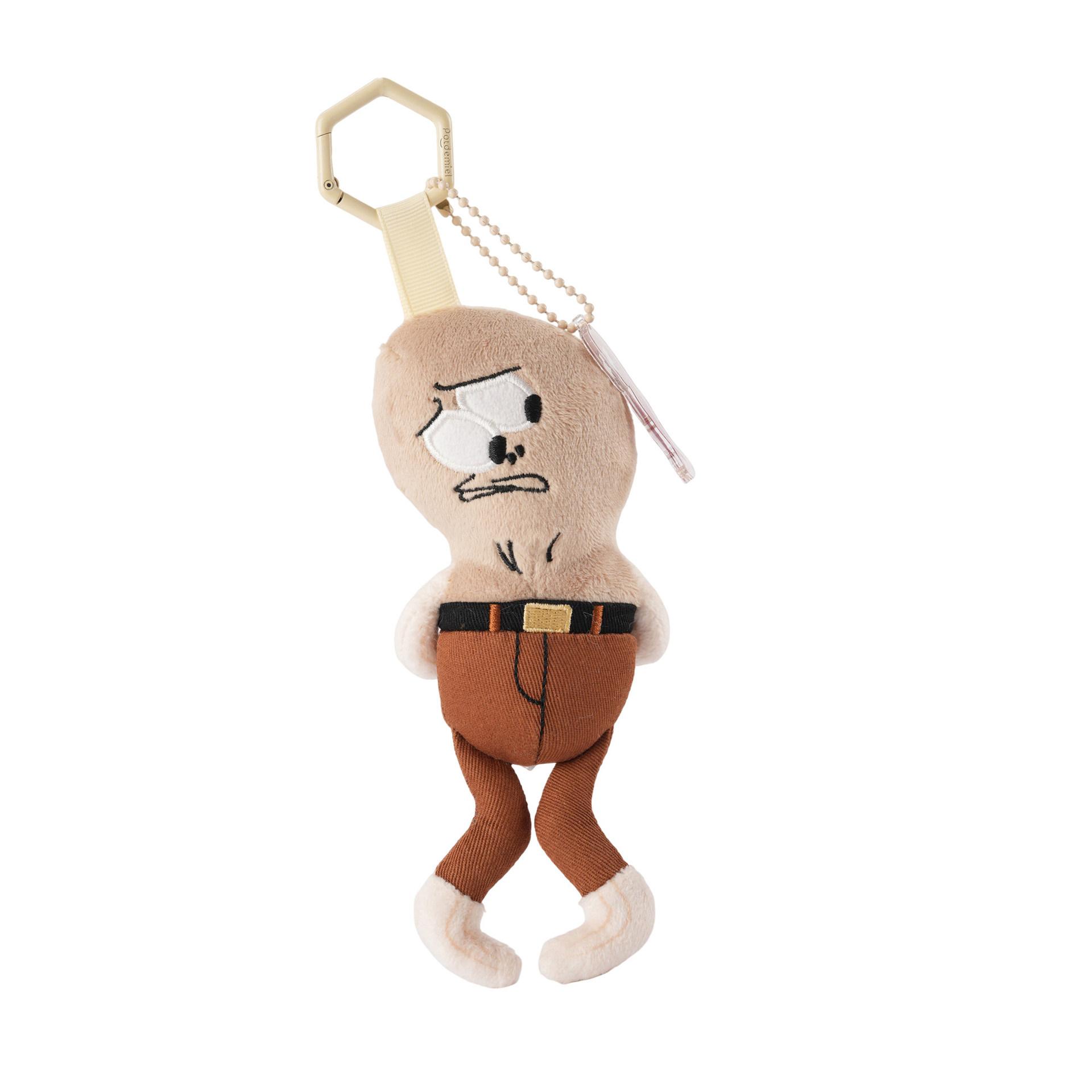 Bikini Bottom Background Fish Plush Doll Pendant Backpack Keychain Toy authentic authorized + anti-counterfeiting label