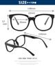 Big Frame Wellington Sunglasses UV Protection Unisex F Black x Blue [One Colors] Men's (4)