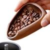 Wooden Coffee Bean Tray with Black Sprayer Wood Dish for Coffee Beans Large Capacity Coffee Grinders Accessories