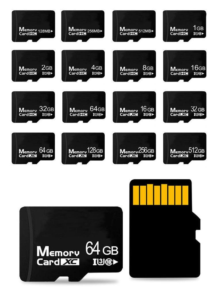 High-Speed 64GB Memory Card for Driving Recorders, Mobile Phones, and Cameras - Also Available In 32GB and 8GB TF Card Options.