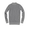 Men's High-Elasticity Ice Silk Ribbed Long Sleeve Striped T-Shirt