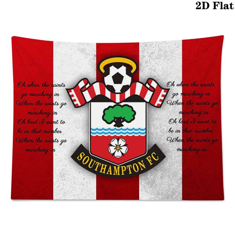 Southampton fc Logo Wall Tapestry Aesthetic Wall Hanging Printed Fabric Blanket Decorative Tapestries for Bedroom Living Room Home Decor
