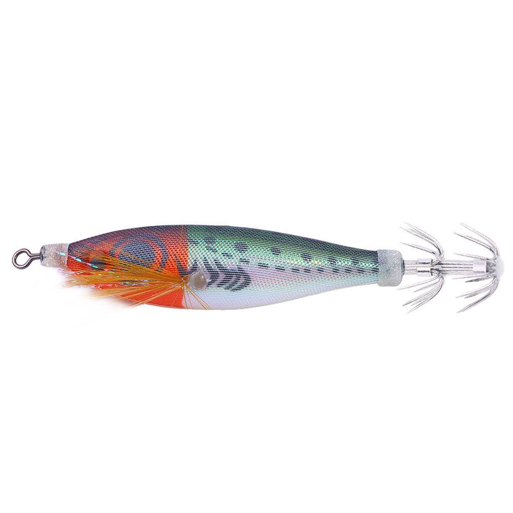 Eight-Band Special Slow-Sinking Luminous Wooden Shrimp Lure8CM 5.8GHard Bait Bionic Fake Bait Cuttlefish Octopus Fake Bait