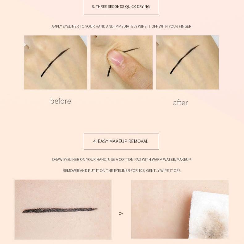 Shaping Liquid Eyeliner Pen, Ultra Fine Tip, for Women, Smudge Proof, Waterproof,Long Lasting,Quick Dry Liquid Eyeliner