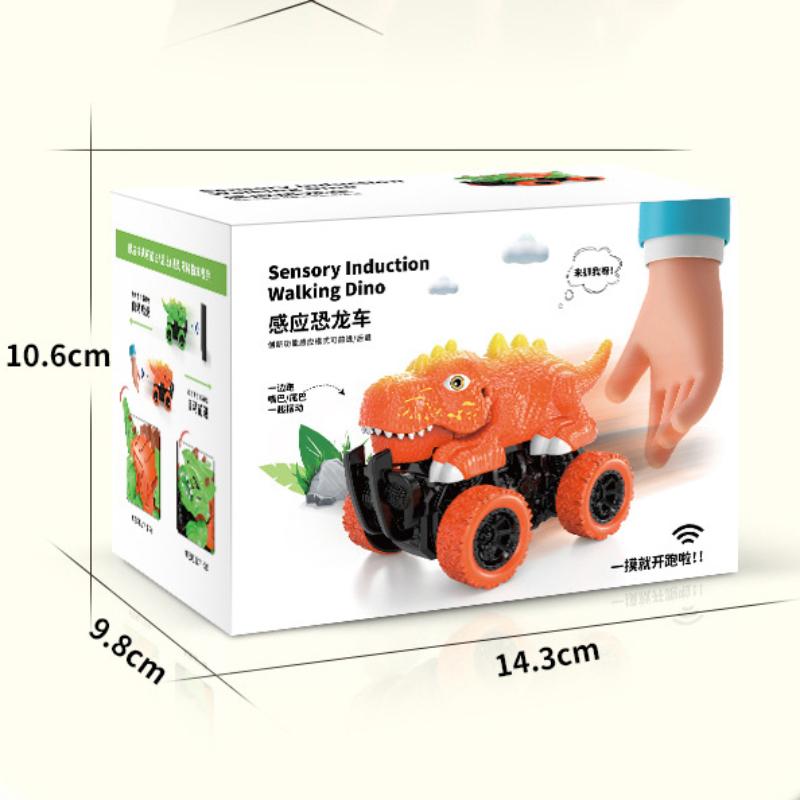 Children's Car Toy Electric Obstacle Avoidance Boy Dinosaur Toy Car with Motion Sensing Car Dinosaur Car