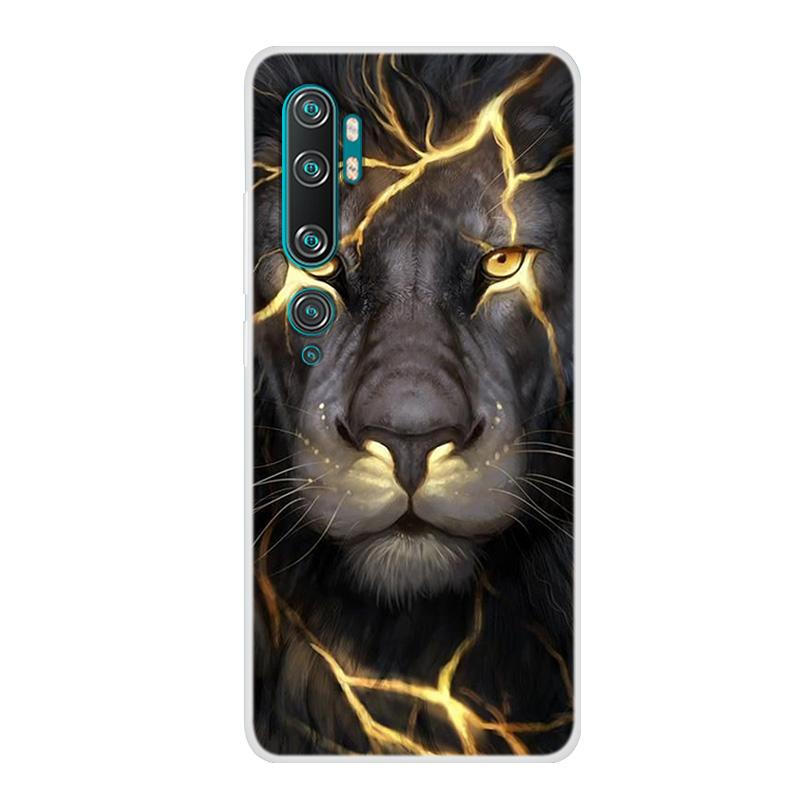 For Xiaomi Mi Note 10 Case Soft Silicone Back Cover Phone Case on For Xiaomi Redmi Note 10 Pro Coque For Xiomi Mi Note10 Pro