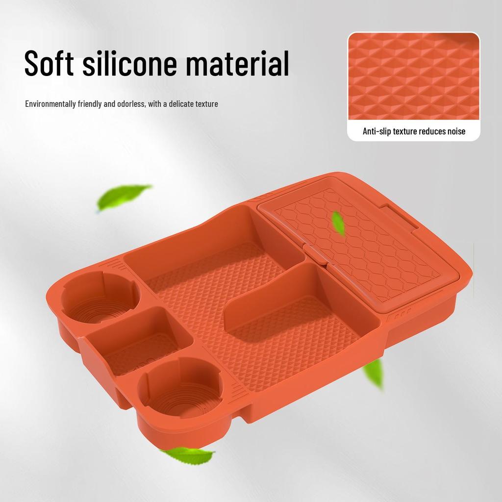 Compatible Silicone Storage Box for Li Auto L6 L7 Center Console - Interior Accessories & Decoration.