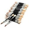 10Pcs Two Head Eye Shadow Lip Brush Two In One, Portable Sponge Eye Shadow Stick, Novice Makeup Brush Beauty Tools