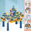 6688-Z Children'S Multi-Functional Particle Building Block Game Table Assembly Puzzle Learning Storage Toy