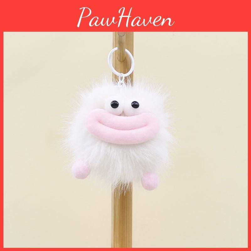 Plush Animal Stuffed Keychain With Big Mouth Design For Bag Ornament Bag