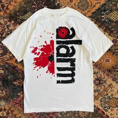 Maglietta Unisex Adulto in Cotone Rock The Alarm In The Poppy Fields Tour CS624
