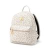 Disney Winnie The Pooh Vintage Fashion Exclusive Metal Nameplate Embossed Backpack Women Backpack Pink Beige DHF51742-C1